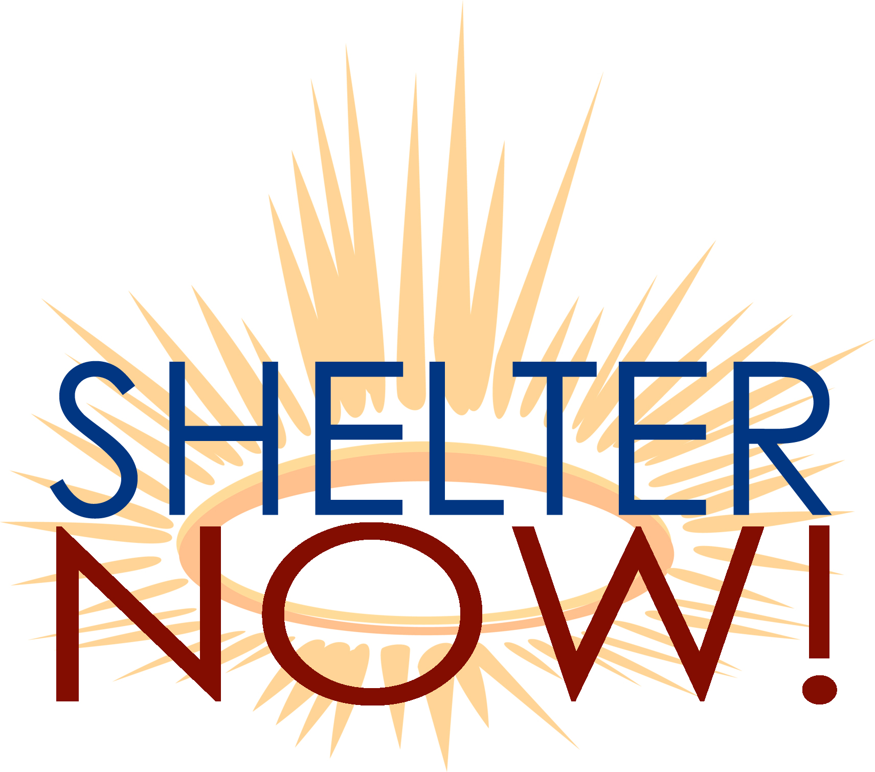 Shelter Now logo.